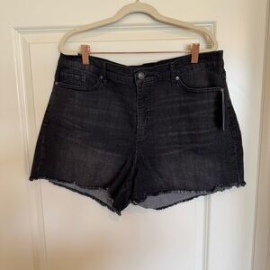 Scoop. Classic Black Women's Jean Shorts